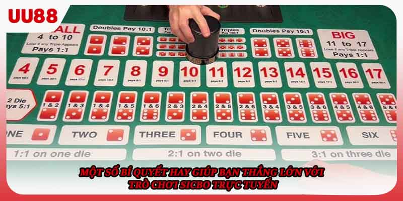 Một số bí quyết hay giúp bạn thắng lớn với trò chơi Sicbo trực tuyến
