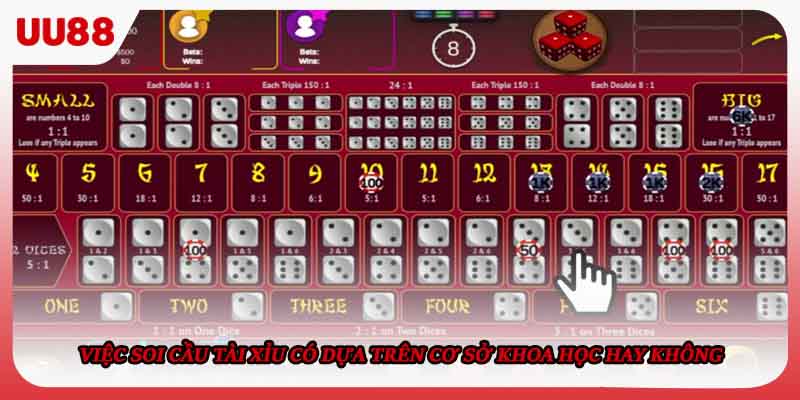 Việc soi cầu Tài xỉu có dựa trên cơ sở khoa học hay không